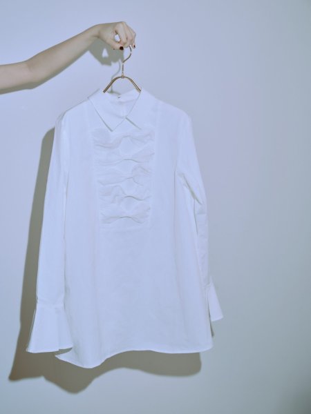 画像1: lRibbon Yoke Blouse (1)