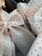 画像6: Dot chiffon volume blouse (6)